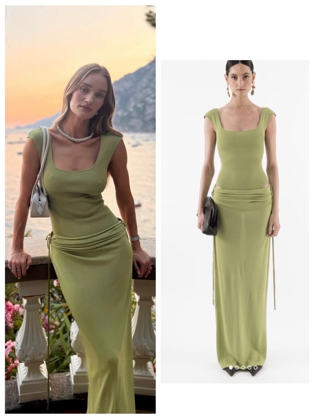 ARAKII DRAPED CUT OUT DRESS